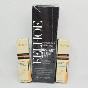 Beauty Bundle NEW EELHOE Instant Firm Eye Serum & 2 EELHOE Vitamin C Eye Balms